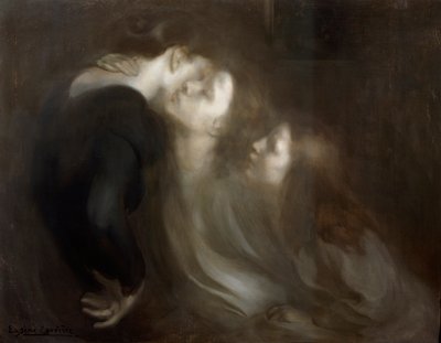 母なるキス、1890年代後半。 作： Eugène Carrière