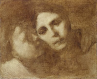 秘密 作： Eugène Carrière