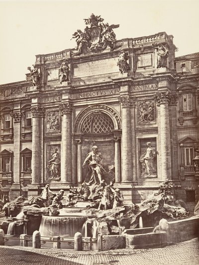 トレビの泉、1848～52年。 作： Eugène Constant