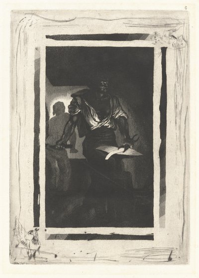 鍛冶屋 (Un Forgeron) 作： Eugène Delacroix