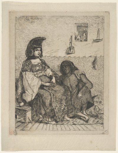 タンジールのユダヤ人の花嫁、1833., 1833. 作： Eugène Delacroix
