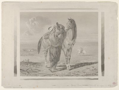 馬にまたがるトルコ人, 1824., 1824. 作： Eugène Delacroix