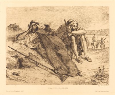 オランのアラブ人 作： Eugène Delacroix