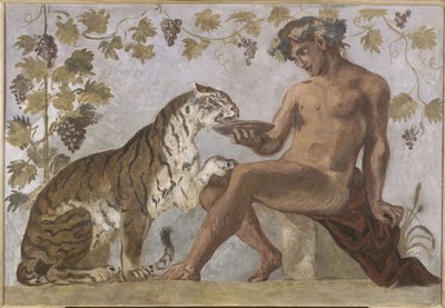 バッカスと虎、1834年。 作： Eugène Delacroix