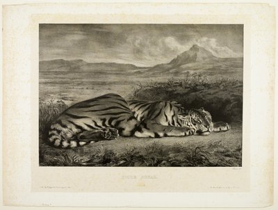 ベンガルトラ 作： Eugène Delacroix