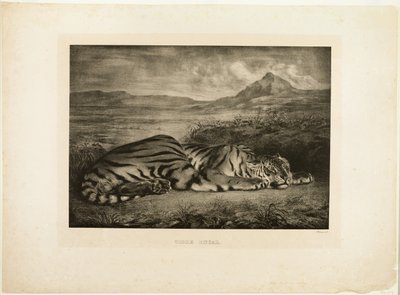 ベンガルトラ 作： Eugène Delacroix