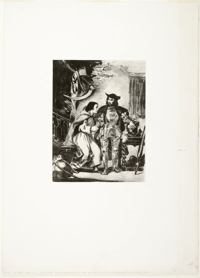 ゲッツの鉄の手を握るブラザー・マーティン 作： Eugène Delacroix