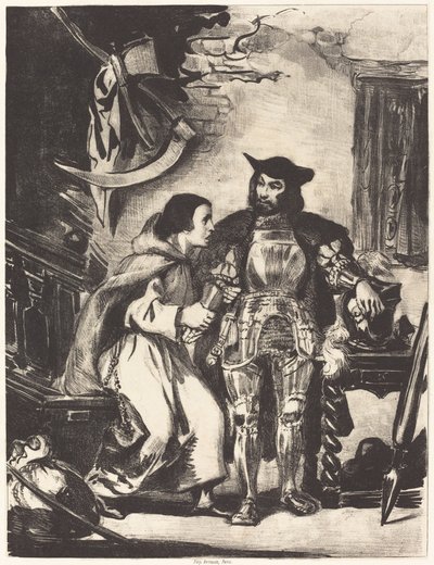 マーティン兄弟とゲッツ、1836年。 作： Eugène Delacroix