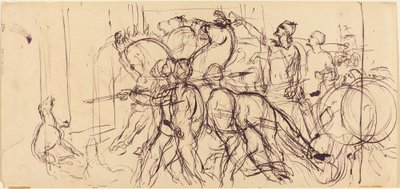 戦車兵。 作： Eugène Delacroix