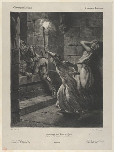 デュゲスクリンの妹、1829年、1829年。 作： Eugène Delacroix