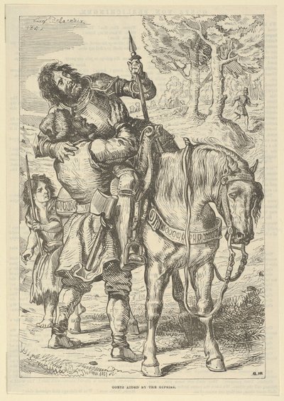ジプシーに助けられたゲッツ、1845年以降., 1845年以降. 作： Eugène Delacroix