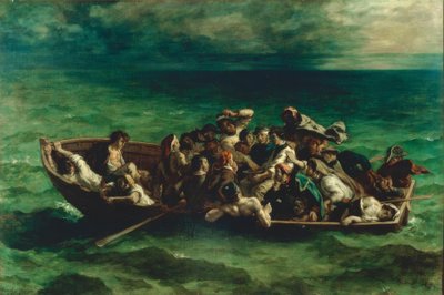 ドンファンの沈没 作： Ferdinand Victor Eugene Delacroix