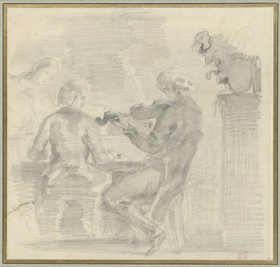 音楽会社 作： Eugène Delacroix
