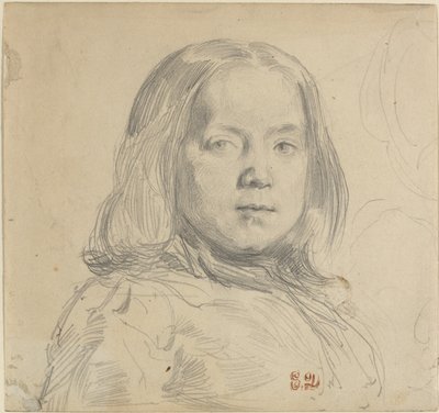 子供の肖像画。 作： Eugène Delacroix