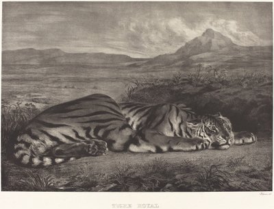 ロイヤルタイガー (Tigre Royal) 作： Eugène Delacroix