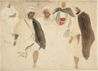 アラブ人の研究 作： Eugène Delacroix
