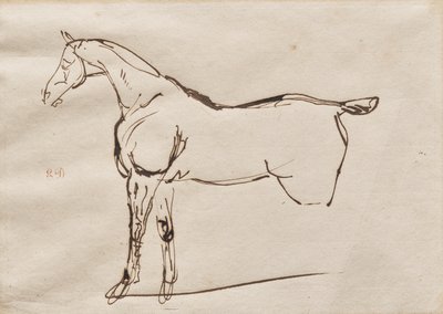 馬の研究 作： Eugène Delacroix
