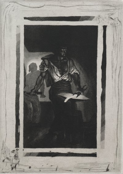 鍛冶屋 作： Eugène Delacroix