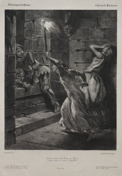 デュゲクリンの妹 作： Eugène Delacroix