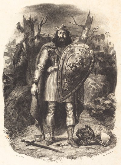 ウェルキンゲトリクス 作： Eugène Delacroix