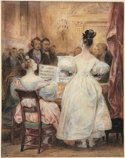 コンサート：ラウラ・デベリアの歌 作： Eugène François Marie Joseph Devéria