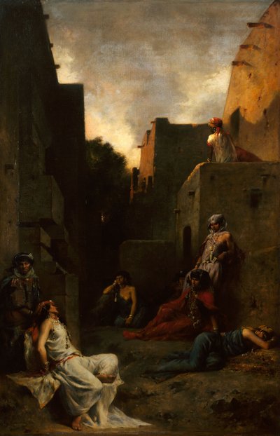 1867年のOuled Naylsの女性 作： Eugène Fromentin