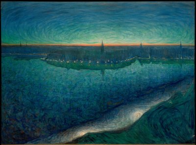 リダーフィヤードの夜明け 作： Eugène Jansson