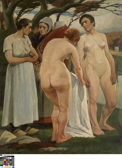 入浴女性 作： Eugene Laermans