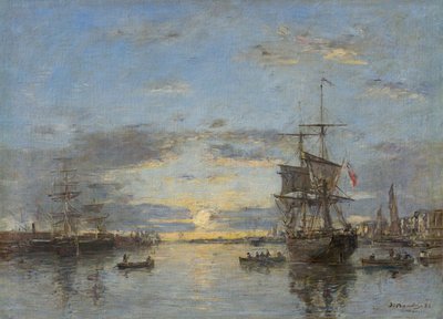 ドイツ語: ル・アーヴル夕暮れの外港 ル・アーヴル：夕暮れの外港 作： ユージン・ルイ・ブーダン