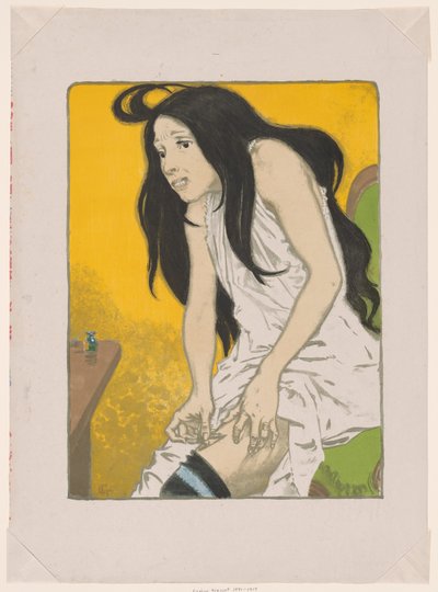 モルヒネ中毒、ギャルリー・ヴォラールのオリジナル版画アルバムより（Morphineomaniac, from L