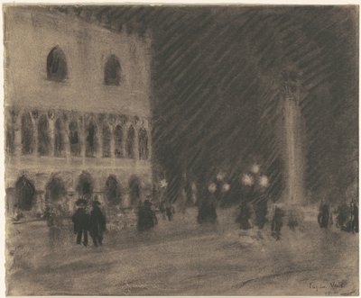 ピアッツェッタ、ヴェネツィア 作： Eugène Vail