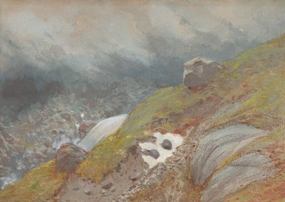 ハンデック、スイス、1875 年の眺め。 作： Eugène Viollet le Duc