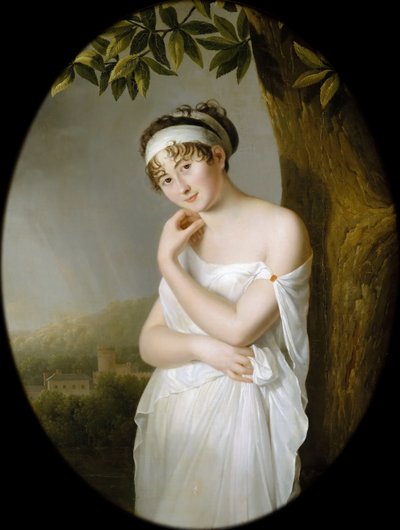 レカミエ夫人の肖像、ジュリーバーナード1777-1849 作： Eulalie Morin