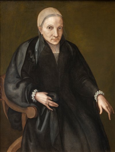 画家の義理の母の肖像 作： Europa Anguissola