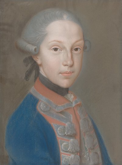 制服を着た若い男の肖像 作： European 18th Century