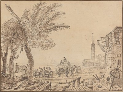 港の眺め 作： European 18th Century