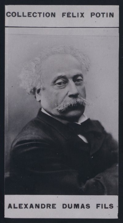 アレクサンドル・デュマ・フィル（1824-1895）（モノクロ写真 作： European Photographer