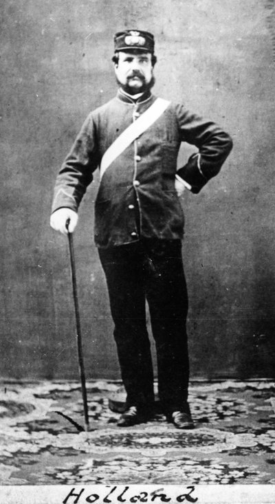 オランダ船長、1860年頃 作： European Photographer