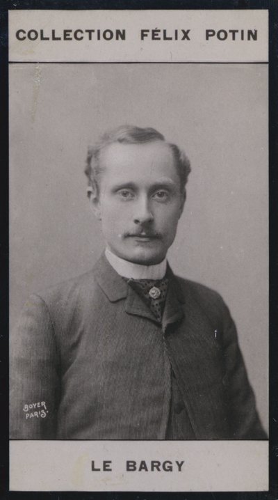 Charles-Gustave-Antoine Le Bargy (1858) (白黒写真) 作： European Photographer