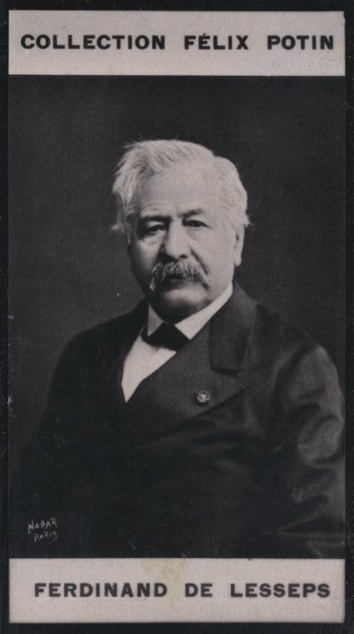 フェルディナンド・マリー・ド・レセップス（1805-1894）（モノクロ写真 作： European Photographer