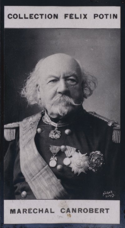 Francois Certain Canrobert (1809-1895) (白黒写真) 作： European Photographer