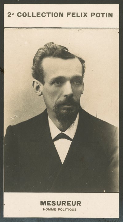 Gustave-Emile Mesureur, 政治家 作： European Photographer