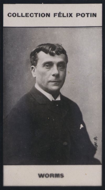 グスタフ・ワームス（1836年）（モノクロ写真 作： European Photographer