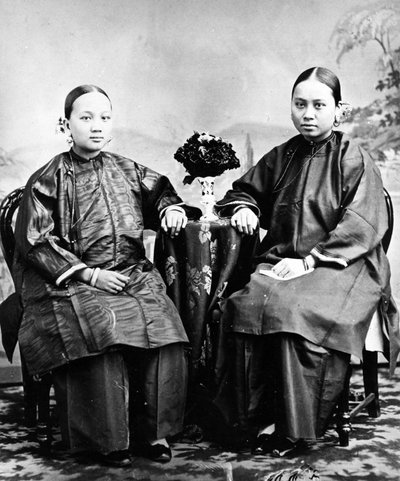 香港の少女、1870年代 作： European Photographer
