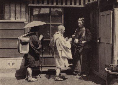京都、巡礼者（モノクロ写真） 作： European Photographer