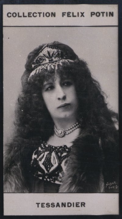 マダム・エミー・テッサンディエ（1851年）（モノクロ写真 作： European Photographer