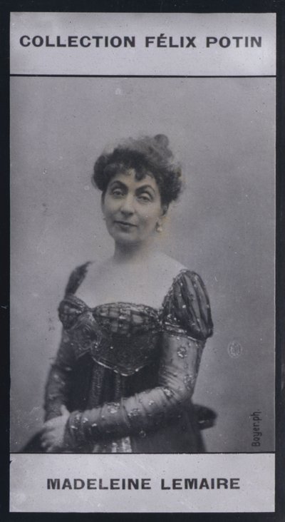 マドレーヌ・ルメール（1845年）（モノクロ写真 作： European Photographer