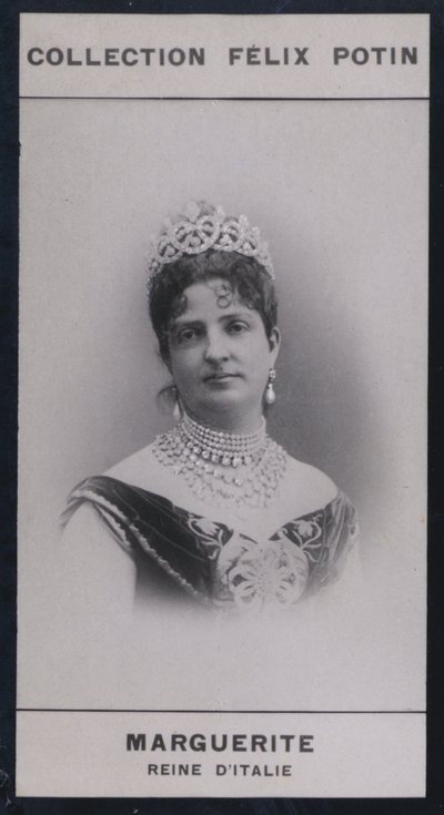 イタリア王太后マルグリット（1851年）（モノクロ写真 作： European Photographer