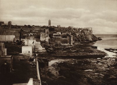 ラバト、ウダヤ岬の眺め（モノクロ写真） 作： European Photographer