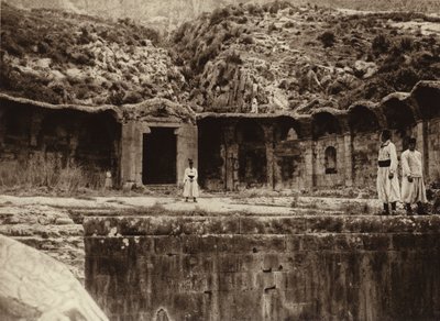 アルジェリアのローマ風呂跡（モノクロ写真 作： European Photographer